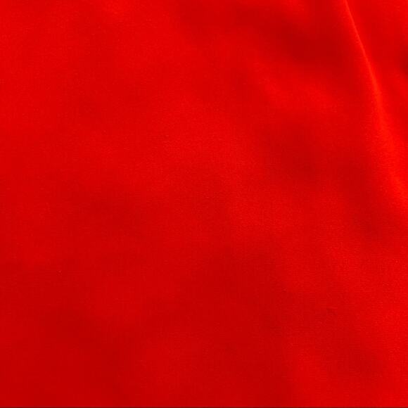 CATO EST 1946 Red Keyhole Back Lace Sides Blouse Medium - Picture 9 of 10